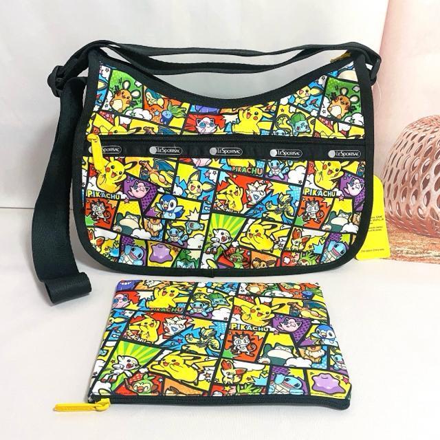 ★新品★LeSportsac レスポートサック ポケモン ピカチュウ ショルダーバッグ ポーチ 7520 セット 送料無料 < 女性ファッション  ★新品★LeSportsac レスポートサック ポケモン ピカチュウ ショルダーバッグ ポーチ 7520 セット 送料無料 < 女性ファッションの