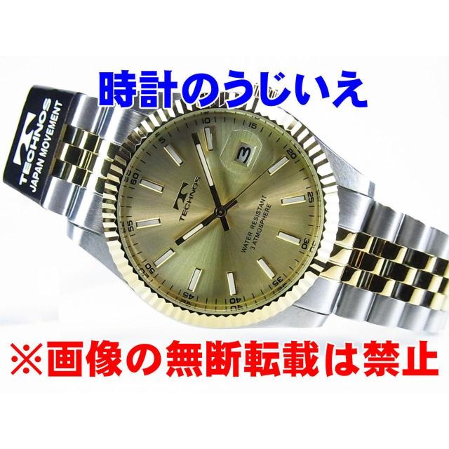 腕時計 金色文字盤 テクノス T6C10TC 定価¥38,500- (税込) < 男性アクセサリー/時計 腕時計 金色文字盤 テクノス T6C10TC 定価¥38,500- (税込) < 男性アクセサリー/時計の