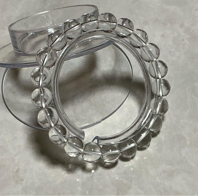 ブラジル水晶ブレスレット 約9mm玉 (±0.5) 内径約17cm (±0.5) パワーストーン 天然石 ブレスレット【送料無料】 < 女性アクセサリー/時計 ブラジル水晶ブレスレット 約9mm玉 (±0.5) 内径約17cm (±0.5) パワーストーン 天然石 ブレスレット【送料無料】 < 女性アクセサリー/時計の