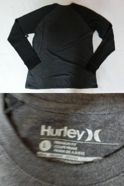 USA購入【Hurley】Premium Fit 両腕サーマル素材ロングT US L < ブランド  USA購入【Hurley】Premium Fit 両腕サーマル素材ロングT US L < ブランドの