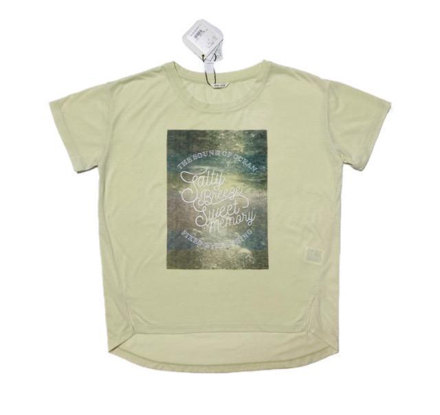 AvanLily◎セピア波プリント薄yellow半袖Tシャツ(F)新品 < ブランド AvanLily◎セピア波プリント薄yellow半袖Tシャツ(F)新品 < ブランドの