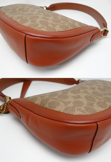 コーチ 52577 サットン クロスボディ シグネチャー PVC×レザー 2WAYショルダーバッグ ブラウン×カーキ<USED> < ブランド コーチ 52577 サットン クロスボディ シグネチャー PVC×レザー 2WAYショルダーバッグ ブラウン×カーキ<USED> < ブランドの