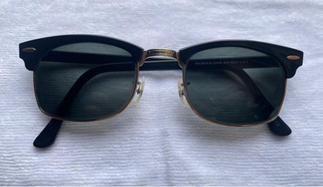 ヴィンテージ  Ray-Ban 0.6度付き サングラス/BLK/ゴールド U.S.A製 ボシュロム社製 クラブマスタースクエア < 男性アクセサリー/時計  ヴィンテージ  Ray-Ban 0.6度付き サングラス/BLK/ゴールド U.S.A製 ボシュロム社製 クラブマスタースクエア  < 男性アクセサリー/時計の