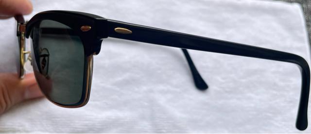 ヴィンテージ  Ray-Ban 0.6度付き サングラス/BLK/ゴールド U.S.A製 ボシュロム社製 クラブマスタースクエア < 男性アクセサリー/時計  ヴィンテージ  Ray-Ban 0.6度付き サングラス/BLK/ゴールド U.S.A製 ボシュロム社製 クラブマスタースクエア < 男性アクセサリー/時計の