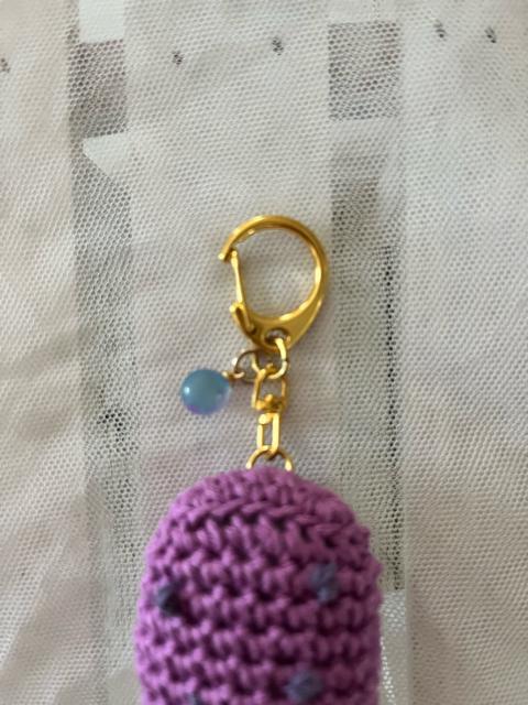 ハンドメイド♪ 手編みグレープアイスキーホルダー < 女性ファッション  ハンドメイド♪ 手編みグレープアイスキーホルダー < 女性ファッションの