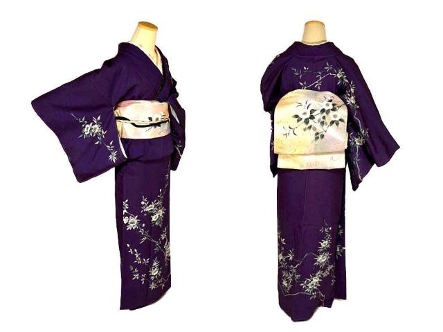 【最高級】新品同様 暗紅色 手描き 英枝染入 薔薇 訪問着 身丈162cm 裄丈62cm T3321 < 女性ファッション  【最高級】新品同様 暗紅色 手描き 英枝染入 薔薇 訪問着 身丈162cm 裄丈62cm T3321 < 女性ファッションの