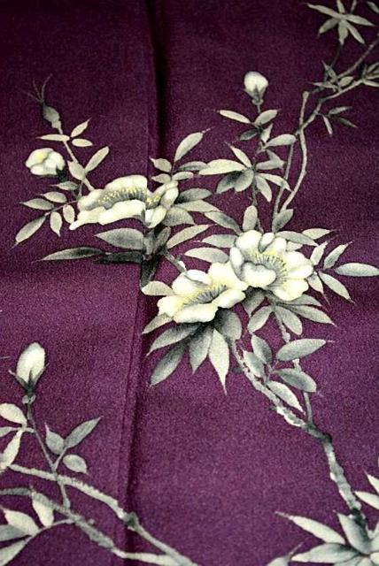 【最高級】新品同様 暗紅色 手描き 英枝染入 薔薇 訪問着 身丈162cm 裄丈62cm T3321 < 女性ファッション  【最高級】新品同様 暗紅色 手描き 英枝染入 薔薇 訪問着 身丈162cm 裄丈62cm T3321 < 女性ファッションの