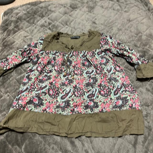 タンス整理品 衣類 おまとめOK ホームクリーニング済み 七分袖チュニック フリーサイズ < 女性ファッション  タンス整理品 衣類 おまとめOK ホームクリーニング済み 七分袖チュニック フリーサイズ  < 女性ファッションの
