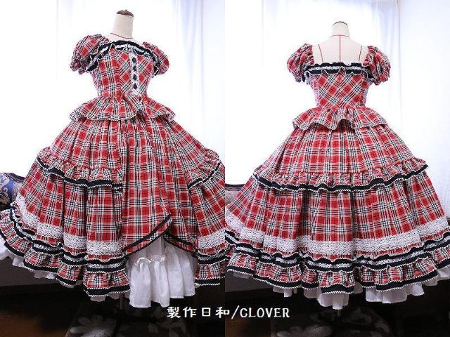 赤チェックセットアップ L〜2Lサイズ < 女性ファッション  赤チェックセットアップ L〜2Lサイズ < 女性ファッションの