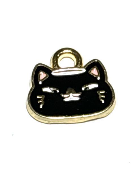 812 黒色 すごく小さい猫の顔 1個 ねこ ネコ エナメルチャーム 金属パーツ < ペット/手芸/園芸 812 黒色 すごく小さい猫の顔 1個 ねこ ネコ エナメルチャーム 金属パーツ < ペット/手芸/園芸の