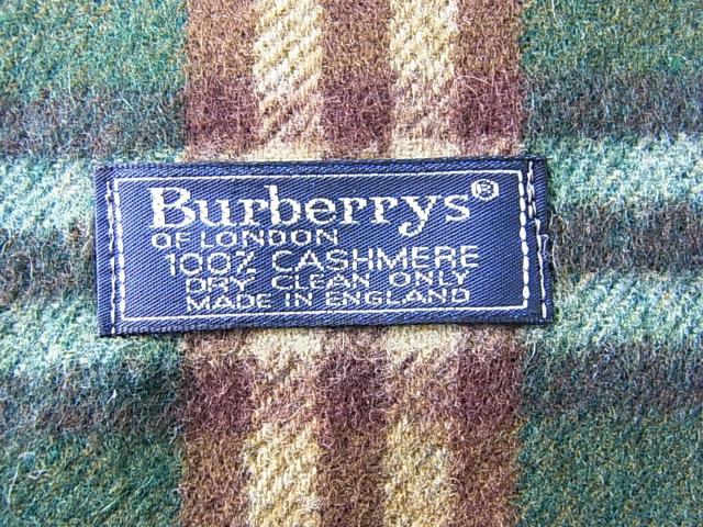 500円スタ★正規品 Burberrys(バーバリーズ)カシミア マフラー イングランド製 ヴィンテージ男女兼用 < ブランド 500円スタ★正規品 Burberrys(バーバリーズ)カシミア マフラー イングランド製 ヴィンテージ男女兼用 < ブランドの