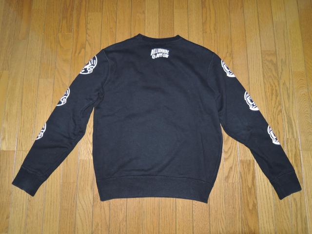 BILLIONAIRE BOYS CLUB ビリオネアボーイズクラブ スウェット S黒 ヘルメットボーイ ロゴLOGO SWEAT < ブランド BILLIONAIRE BOYS CLUB ビリオネアボーイズクラブ スウェット S黒 ヘルメットボーイ ロゴLOGO SWEAT < ブランドの