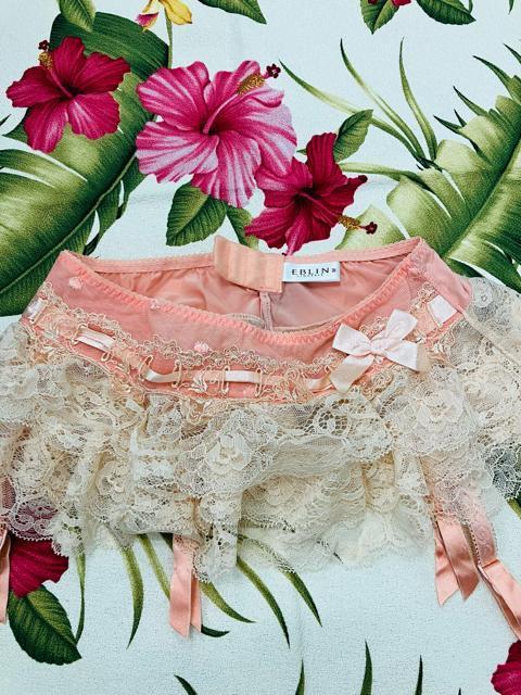 EBLIN girly �K�[�^�[�x���g �x�r�[�s���N �X�g�b�L���O �����W�F���[ �� �����t�@�b�V������ 