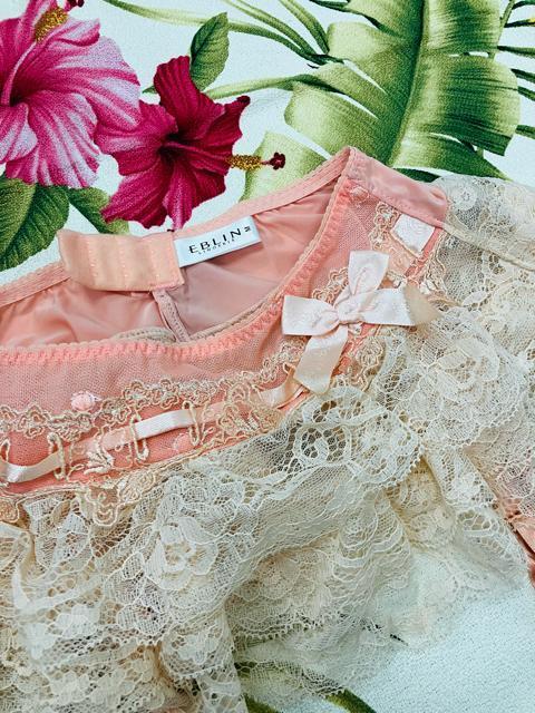 EBLIN girly �K�[�^�[�x���g �x�r�[�s���N �X�g�b�L���O �����W�F���[ �� �����t�@�b�V������ 