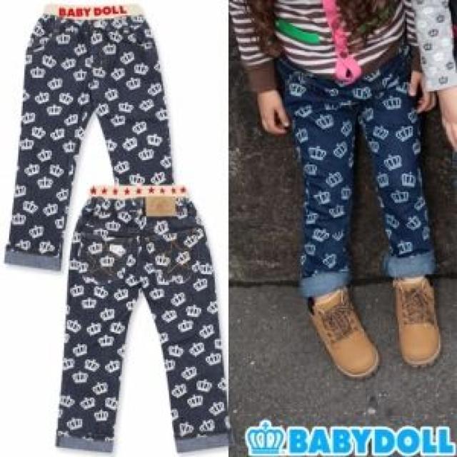新品王冠総柄デニム120ベビードールBABYDOOLベビド < ブランド 新品王冠総柄デニム120ベビードールBABYDOOLベビド < ブランドの
