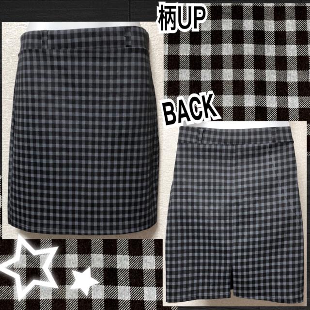 【新品】チェック柄タイトミニスカート < 女性ファッション  【新品】チェック柄タイトミニスカート  < 女性ファッションの