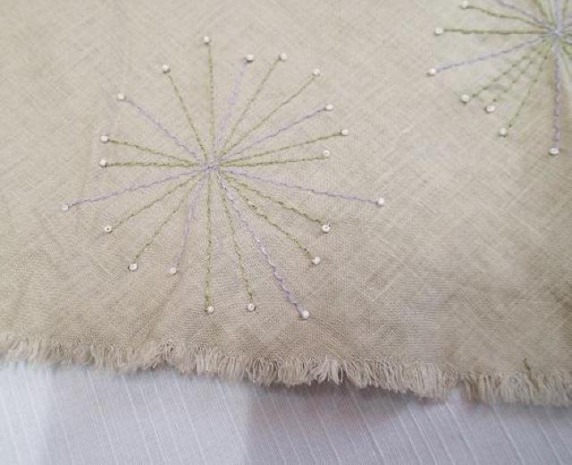 ■FLAIR BY JOC/ビーズ&刺繍入り デザインスカート 台形/サイズ40 < 女性ファッション  ■FLAIR BY JOC/ビーズ&刺繍入り デザインスカート 台形/サイズ40 < 女性ファッションの
