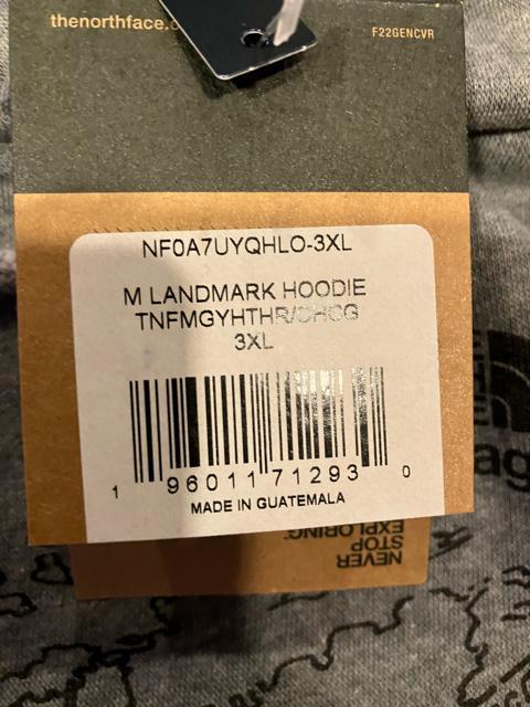 THE NORTH FACE パーカー プルオーバー 超超大きいsize 3XL CHICAGO ノースフェイス < ブランド  THE NORTH FACE パーカー プルオーバー 超超大きいsize 3XL CHICAGO ノースフェイス < ブランドの