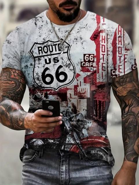 超お買い得890円★メンズカジュアルクルーネックグラフィックTシャツ、ヴィンテージスタイル USAサイズM(日本サイズXL相当) < 男性ファッション  超お買い得890円★メンズカジュアルクルーネックグラフィックTシャツ、ヴィンテージスタイル USAサイズM(日本サイズXL相当)  < 男性ファッションの