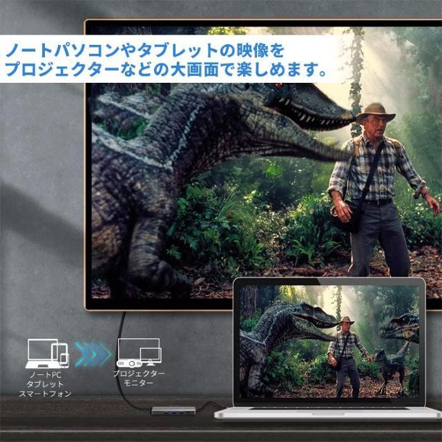 ★急速給電★ 多機能 USBハブ Type-C 4K対応 HDMI 薄型軽量 < PC本体/周辺機器  ★急速給電★ 多機能 USBハブ Type-C 4K対応 HDMI 薄型軽量 < PC本体/周辺機器の
