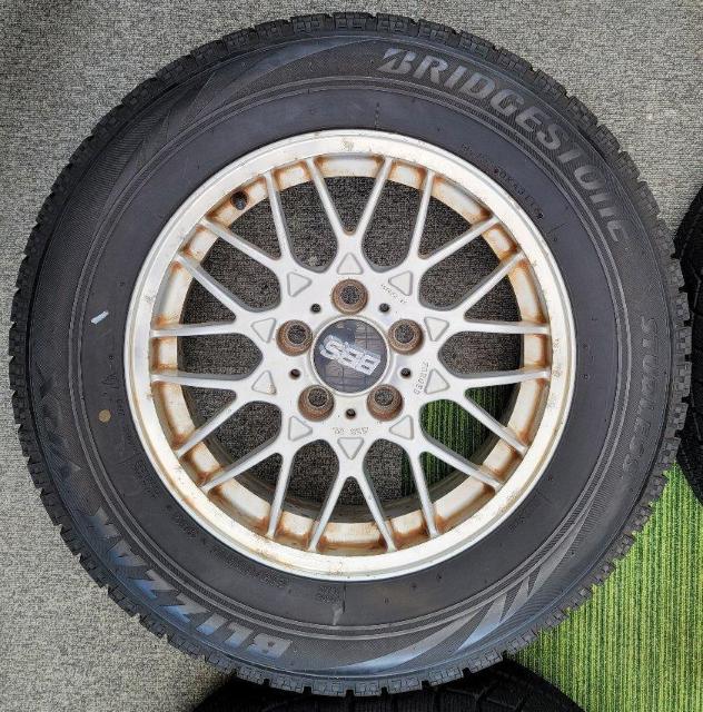 レア 希少品 鍛造 FORGED ミツビシ純正OP BBS 16in 6J +46 PCD114.3 ブリヂストン BLIZZAK < 自動車/バイク レア 希少品 鍛造 FORGED ミツビシ純正OP BBS 16in 6J +46 PCD114.3 ブリヂストン BLIZZAK < 自動車/バイク