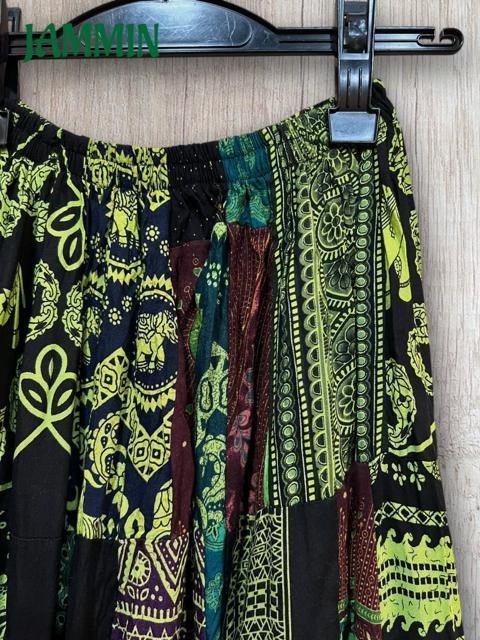 パッチワークフレアスカート アジアン ロングスカート ヒッピー エスニック < 女性ファッション パッチワークフレアスカート アジアン ロングスカート ヒッピー エスニック < 女性ファッションの