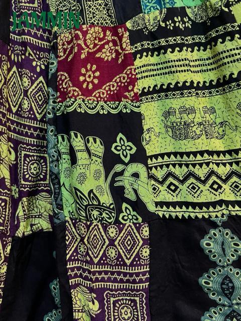 パッチワークフレアスカート アジアン ロングスカート ヒッピー エスニック < 女性ファッション パッチワークフレアスカート アジアン ロングスカート ヒッピー エスニック < 女性ファッションの