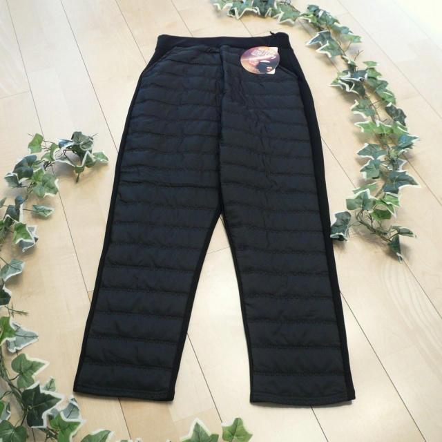 新品 9412 LL ダウンパンツ風 裏シャギー 秋 冬 黒 レディース 中綿キルト切替パンツ ストレッチ 後ろのみ裏シャギー < 女性ファッション 新品 9412 LL ダウンパンツ風 裏シャギー 秋 冬 黒 レディース 中綿キルト切替パンツ ストレッチ 後ろのみ裏シャギー < 女性ファッションの