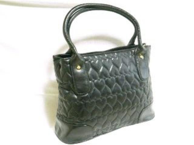 【DIVABBRACCI】可愛い♪ハートキルティングトートバッグ ブラック < 女性ファッション 【DIVABBRACCI】可愛い♪ハートキルティングトートバッグ ブラック < 女性ファッションの