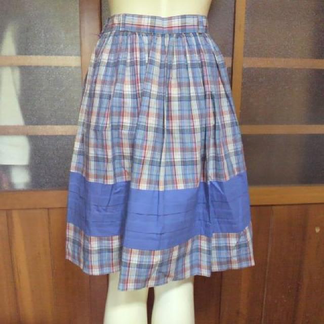 BETTY'S BLUE/ベティーズブルーポケット タータンチェック柄スカート < ブランド  BETTY'S BLUE/ベティーズブルーポケット タータンチェック柄スカート < ブランドの