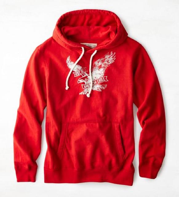 【American Eagle】アメリカンイーグル シグネチャーポップオーバーフーディー XXXL/バーシティレッド < ブランド 【American Eagle】アメリカンイーグル シグネチャーポップオーバーフーディー XXXL/バーシティレッド < ブランドの