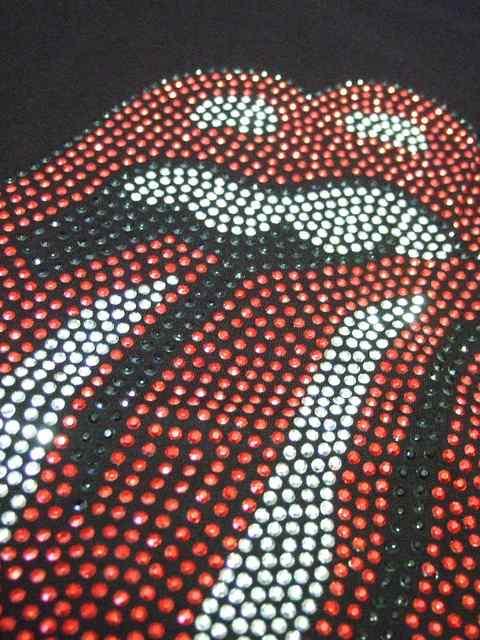 ★ロックTシャツ★The Rolling Stones★ラインストーン★ローリングストーンズ★L★ < 男性ファッション  ★ロックTシャツ★The Rolling Stones★ラインストーン★ローリングストーンズ★L★ < 男性ファッションの