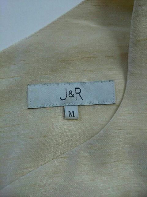 J&R☆上品ワンピースドレス★美ライン☆シャンパンベージュ★日本製☆ < ブランド  J&R☆上品ワンピースドレス★美ライン☆シャンパンベージュ★日本製☆ < ブランドの