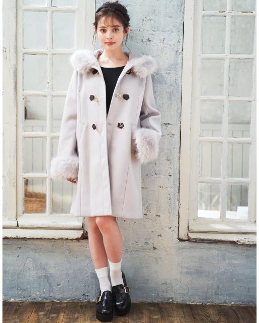 新品☆イング*ビット付きダッフルコート < ブランド  新品☆イング*ビット付きダッフルコート  < ブランドの