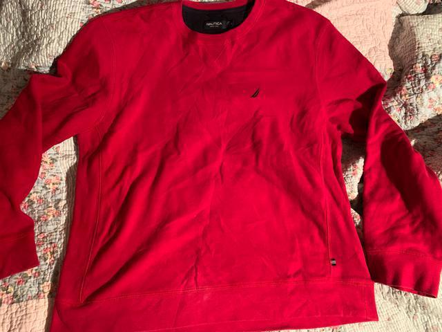 NAUTICA ノーティカ サイズL. スウェット 赤色 送料無事 < ブランド  NAUTICA ノーティカ サイズL. スウェット 赤色 送料無事  < ブランドの