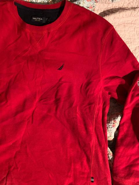 NAUTICA ノーティカ サイズL. スウェット 赤色 送料無事 < ブランド  NAUTICA ノーティカ サイズL. スウェット 赤色 送料無事 < ブランドの