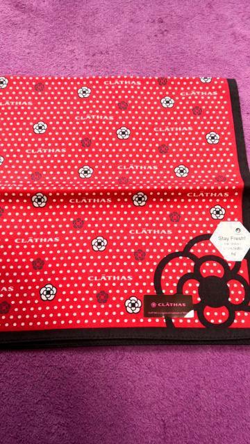 レア 新品 クレイサス 大判 ハンカチ 赤 レッド カメリア < ブランド  レア 新品 クレイサス 大判 ハンカチ 赤 レッド カメリア  < ブランドの