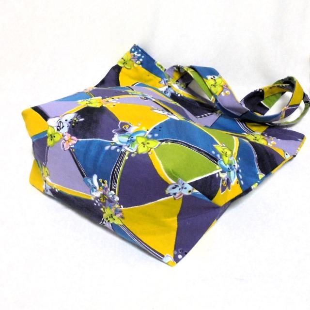 【Dカン】【大サイズ】◆金子みすゞ◆私と小鳥と鈴と◆紫系◆エコバッグ サブバッグ < 女性ファッション 【Dカン】【大サイズ】◆金子みすゞ◆私と小鳥と鈴と◆紫系◆エコバッグ サブバッグ < 女性ファッションの