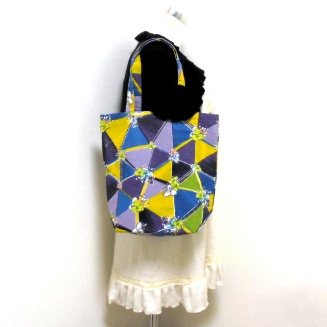 【Dカン】【大サイズ】◆金子みすゞ◆私と小鳥と鈴と◆紫系◆エコバッグ サブバッグ < 女性ファッション 【Dカン】【大サイズ】◆金子みすゞ◆私と小鳥と鈴と◆紫系◆エコバッグ サブバッグ < 女性ファッションの