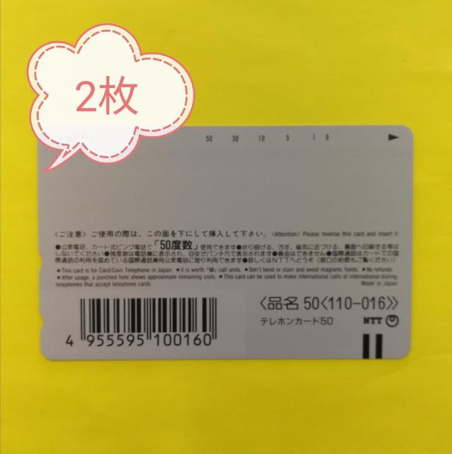 絵柄おまかせテレカ50度数2枚 普通郵便送料無料 < チケット/金券  絵柄おまかせテレカ50度数2枚 普通郵便送料無料  < チケット/金券の