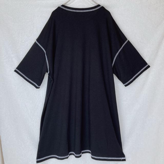 半袖 ゆったり オーバーサイズ Tシャツ プルオーバー トップス 黒 M 地雷 サブカル N2m < 女性ファッション 半袖 ゆったり オーバーサイズ Tシャツ プルオーバー トップス 黒 M 地雷 サブカル N2m < 女性ファッションの