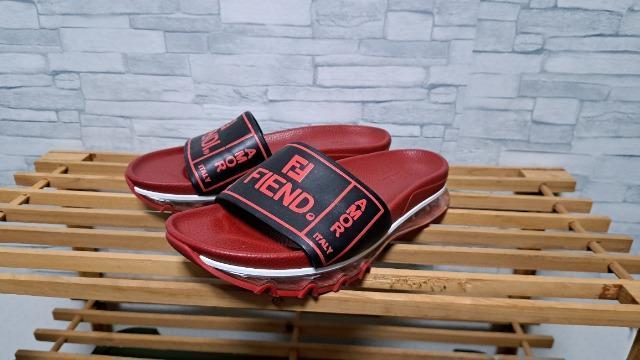 ☆FENDI フェンディ ロゴ レザー エアー クリアーソール サンダル/27.0cm/メンズ < ブランド ☆FENDI フェンディ ロゴ レザー エアー クリアーソール サンダル/27.0cm/メンズ < ブランドの