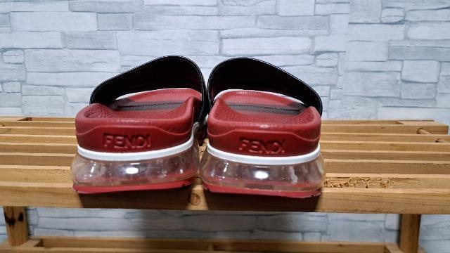 ☆FENDI フェンディ ロゴ レザー エアー クリアーソール サンダル/27.0cm/メンズ < ブランド ☆FENDI フェンディ ロゴ レザー エアー クリアーソール サンダル/27.0cm/メンズ < ブランドの