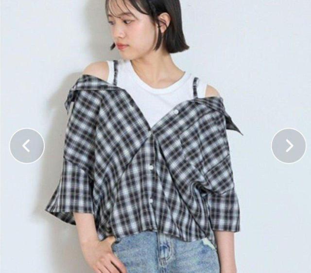 (子供服)160センチ 大人も着用可 Lovetoxic オフショルブラウス < ブランド (子供服)160センチ 大人も着用可 Lovetoxic オフショルブラウス < ブランドの