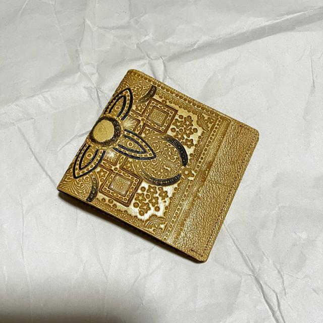 【アンティーク】【ハンドメイド】 レザー / 二つ折り財布(小銭入れあり) < 女性ファッション 【アンティーク】【ハンドメイド】 レザー / 二つ折り財布(小銭入れあり) < 女性ファッションの