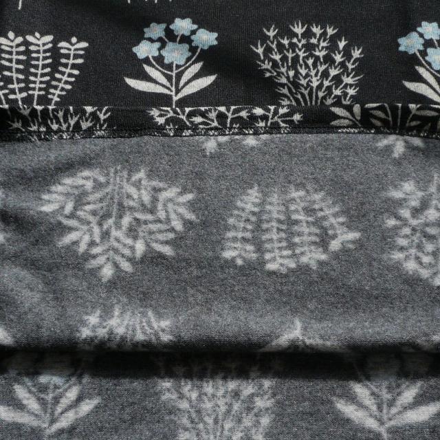 新品 9997 ML 北欧風 ボタニカル柄 裏起毛 チュニック 黒系 秋 冬 レディース ニットソー ハイネック 上品 < 女性ファッション 新品 9997 ML 北欧風 ボタニカル柄 裏起毛 チュニック 黒系 秋 冬 レディース ニットソー ハイネック 上品 < 女性ファッションの