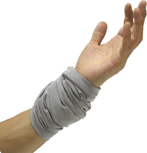 フェイスカバー UVカット 多機能 ネックウォーマー ストレッチ素材 グレー < 男性ファッション フェイスカバー UVカット 多機能 ネックウォーマー ストレッチ素材 グレー < 男性ファッションの