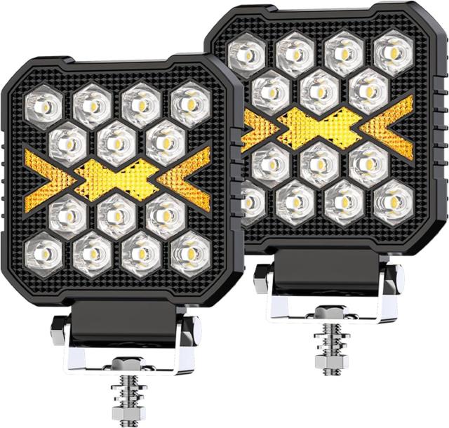 LED作業灯 12V/24V両用 36W 白色光 黄色光 黄色光バースト オールインワンLED作業灯 自動車用LED作業灯 < 自動車/バイク LED作業灯 12V/24V両用 36W 白色光 黄色光 黄色光バースト オールインワンLED作業灯 自動車用LED作業灯 < 自動車/バイク