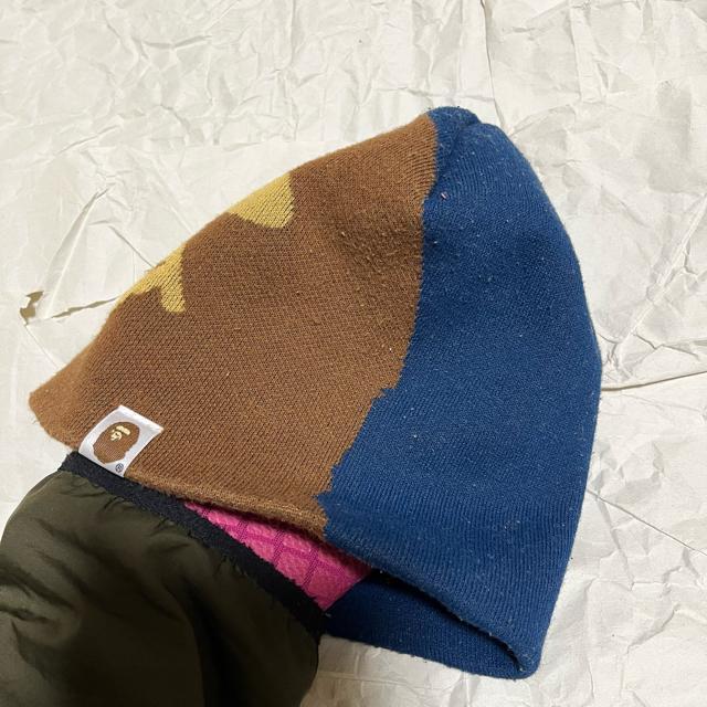 yA BATHING APEz APE HEAD KNIT CAP / F r[j[ jbgX GCv  uh 