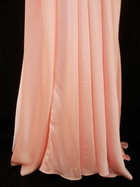 ベビーピンクワンショルフラワー発表会エレガントロングドレス < 女性ファッション ベビーピンクワンショルフラワー発表会エレガントロングドレス < 女性ファッションの